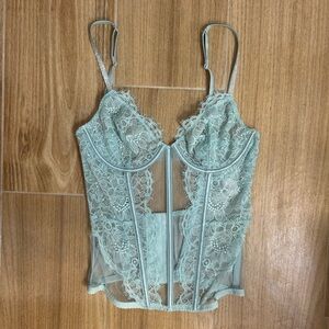 Victoria’s Secret Mint Corset Lingerie